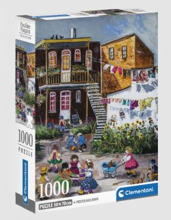 CLEMENTONI CASSE-TÊTE 1000 PIÈCES - LA FÊTE DE QUARTIER #83018